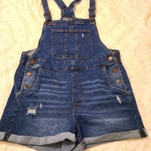 Denim Shortalls